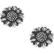 James Avery Sterling Silver Mini Sunflower Ear Posts