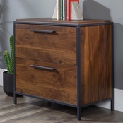 Sauder 2-Drawer Lateral File Cabinet in Grand Walnut