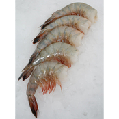 Pacific Seafood EZ Peel 13/15 White Tail On Raw IQF Newport Shrimp, 2 lb.