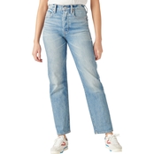 Lucky Brand 90's Loose High Rise Straight Jeans