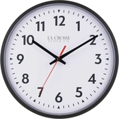 La Crosse 13 in. Info Tech Wall Clock