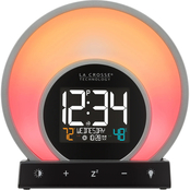LaCrosse Soluna Light Alarm Clock with Temperature and Humidity