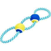 Leaps & Bounds Tennis Ball and Rope Dog Toy