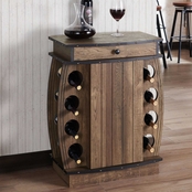 Furniture of America Edenz 8 bottle Wine Cabinet