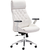 Zuo Modern Boutique Office Chair, White