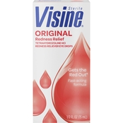 Visine Original Redness Relief Eye Drops for Red Eyes, 0.5 fl. oz