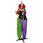 National Tree Company 67 in. Animated Halloween Baggy Pants Clown