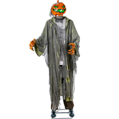 National Tree Company 78 in. Halloween Animated Pumpkin Man, Motion Activated