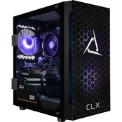 CLX Set AMD Ryzen 5 3.50GHz 16GB RAM Radeon RX 6600 500GB SSD + 2TB HDD Gaming PC