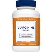 The Vitamin Shoppe L-Arginine 500 Mg 300 ct.
