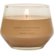Yankee Candle Studio Collection Amber and Sandalwood Medium Candle