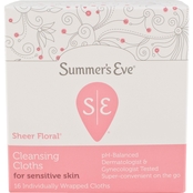 Summer's Eve Sensitive Skin Sheer Floral Cleansing Cloths 16 ct.