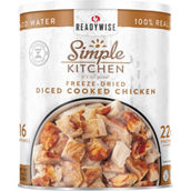 ReadyWise Simple Kitchen Freeze-Dried Diced Cooked Chicken #10 Can, 16 servings
