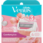 Gillette Venus Comfort Glide White Tea Scented Razor Refills 4 ct.