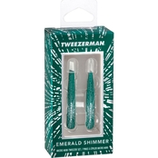 Tweezerman Emerald Shimmer Micro Mini Tweezer Set