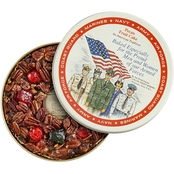 Collin Street Bakery Limited Edition Military Tin with Pecan Fruitcake 30 oz.