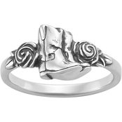 James Avery Boots and Blooms Ring