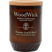 WoodWick ReNew Tomato Leaf and Basil Large Candle