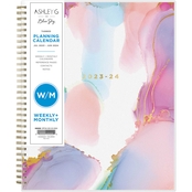 Bluesky 2023-2024 Multi Color Smoke Frosted 8.5 x 11 in. Weekly Monthly Planner
