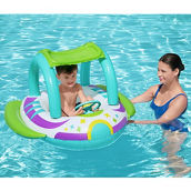 H2OGO! Space Splash Inflatable Baby Boat Float with Sunshade