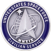 Space Force Civilian Service Lapel