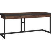 Simpli Home Erina Solid Acacia Wood Large Desk