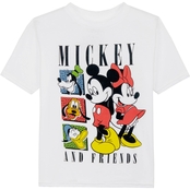 Disney Little Boys Mickey and Friends 90s Look Tee