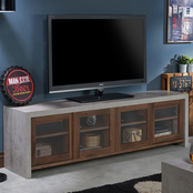 Furniture of America Gare Wood Storage 70 in. Entertainment Unit