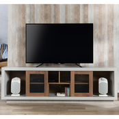 Furniture of America Oox Industrial Wood 70 in. TV Entertainment Unit