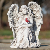 Roman 11 in. H Cardinal Memorial Angel Statue