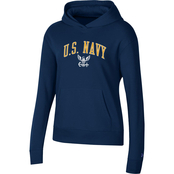 Under Armour US Navy Logo Performance Cotton Hoodie