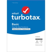 Intuit Turbotax Desktop Basic TY2022 Retail DVD