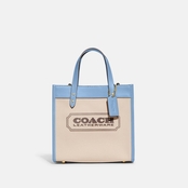 Coach Women's Canvas Field Tote 22 Natural Canvas Flower