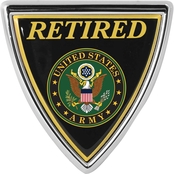 Mitchell Proffitt Army Retired Auto Chrome Emblem