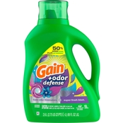 Gain + Odor Defense Liquid Laundry Detergent, Super Fresh Blast, 88 oz.