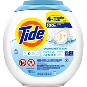 Tide Pods Free and Gentle Laundry Detergent Pacs 76 ct.