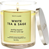 Bath & Body Works Core Tumbler White Tea and Sage Single Wick Candle