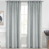 Commonwealth Home Fashions Danbury Textured Dual Header Curtain Panel 52 x 84 in.