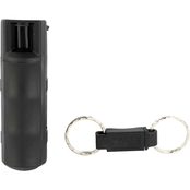 Sabre Pepper Spray Hardcase with Quick Release Keychain 0.54 oz. Black
