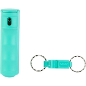 Sabre Pepper Gel Flip Top with Whistle 0.54 oz. Mint Green