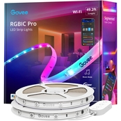 Govee 49.2 ft. Wi-Fi RGBIC LED Strip Light