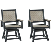 Signature Design by Ashley Mount Valley Swivel Chair 2 pk.