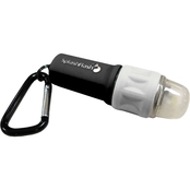 UST SplashFlash IPX7 Waterproof LED Flashlight with Caribiner Clip Black