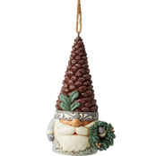 Jim Shore Heartwood Creek Woodland Gnome with Pinecone