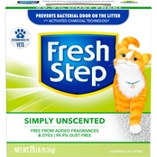 Fresh Step Simply Unscented Cat Litter 25 lb.