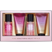 Victoria's Secret Pure Seduction & Velvet Petals Mist & Lotion 4 pc. Gift Set