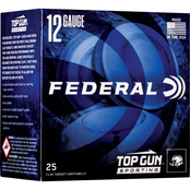 Federal Top Gun 12 Ga. 2.75 In. #7.5 1 oz Lead 1300fps 25 Rounds