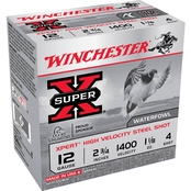 Winchester Xpert Steel High Velocity 12 Ga. 2.75 in. #4 1 1/8 oz. Steel Shot 25 Rnd