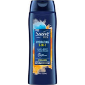 Suave Men Hydrating 3-in-1 Hair, Body and Face Wash