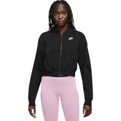Nike Sportswear Club Fleece Oversize Crop Full Zip Bomber